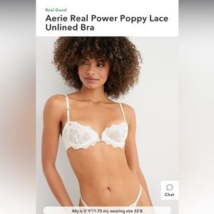 Aerie bralette and undie set new 36 B